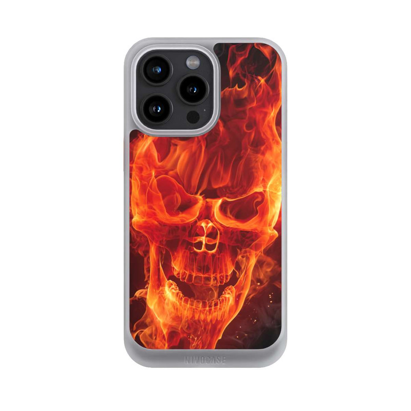 iPhone 15 Pro Max NIVOcore Burning Skull