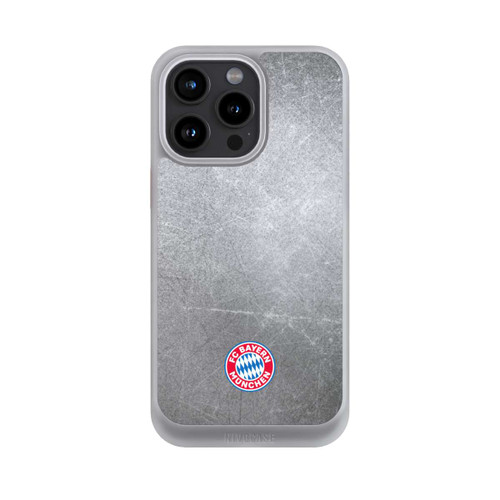 Apple iPhone 15 Pro Max NIVOcore Klassisches FCB Logo Klein - Bunt auf Metalllook