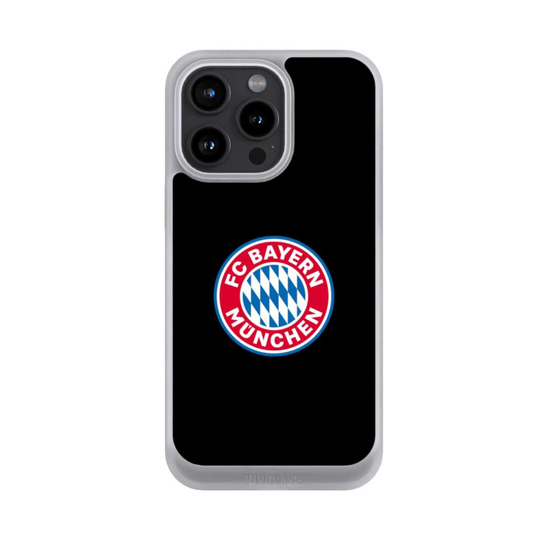 iPhone 15 Pro Max NIVOcore FCB Logo auf Schwarz