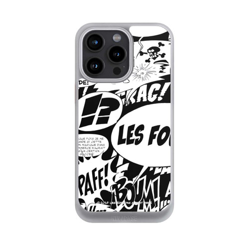 Apple iPhone 15 Pro Max NIVOcore Sprechblasen Asterix Schwarz