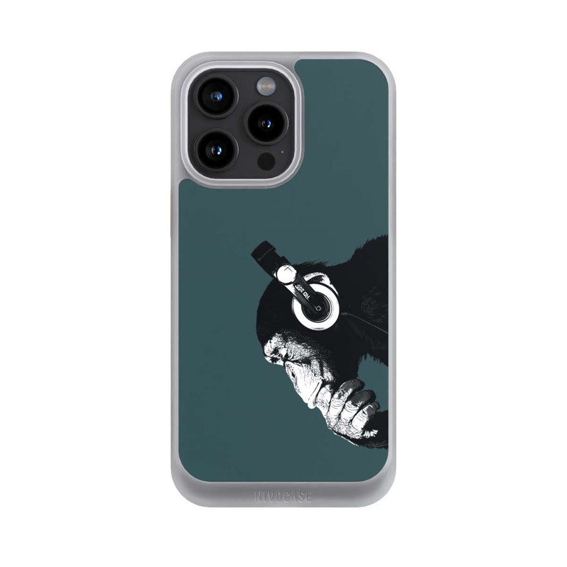 iPhone 15 Pro Max NIVOcore Denkender Affe Blau