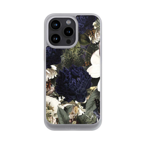 Apple iPhone 15 Pro Max NIVOcore Dunkle Mitternachts Barock Vintage Blumen