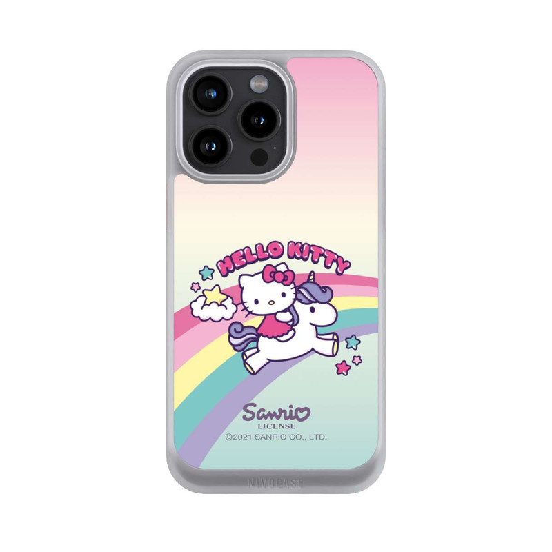 iPhone 15 Pro Max NIVOcore Hello Kitty Regenbogen 