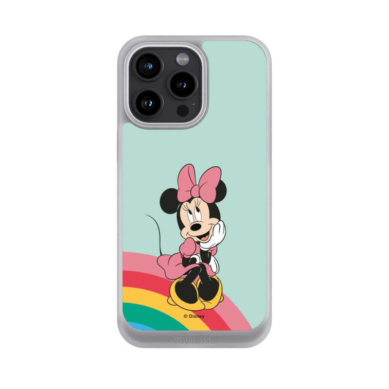 iPhone 15 Pro Max NIVOcore Minnie Regenbogen Portrait