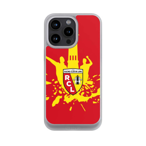 Apple iPhone 15 Pro Max NIVOcore RC Lens Tower Yellow on Red