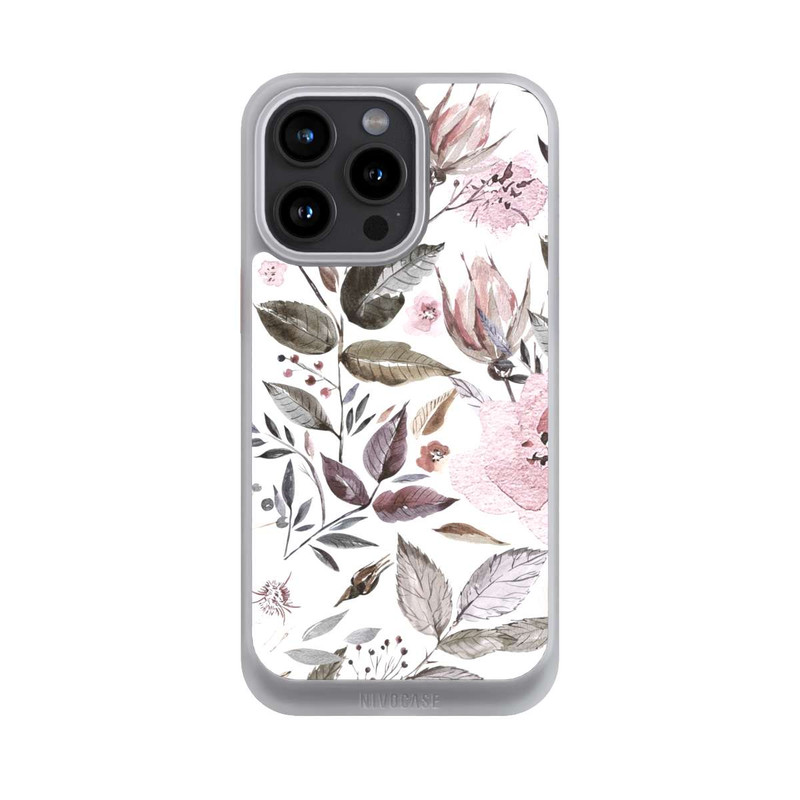 iPhone 15 Pro Max NIVOcore Aquarell braune Rosenblüten