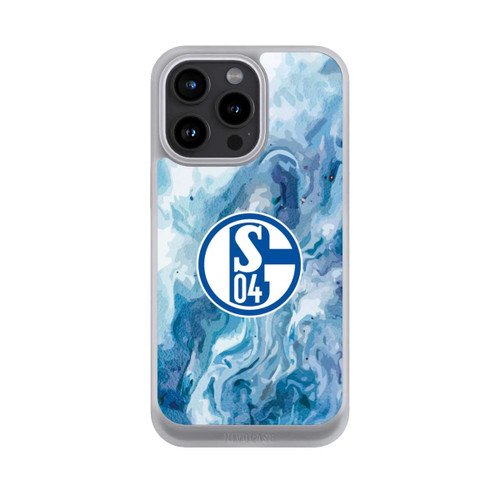 Apple iPhone 15 Pro Max NIVOcore Schalke 04 Flüssig Blau