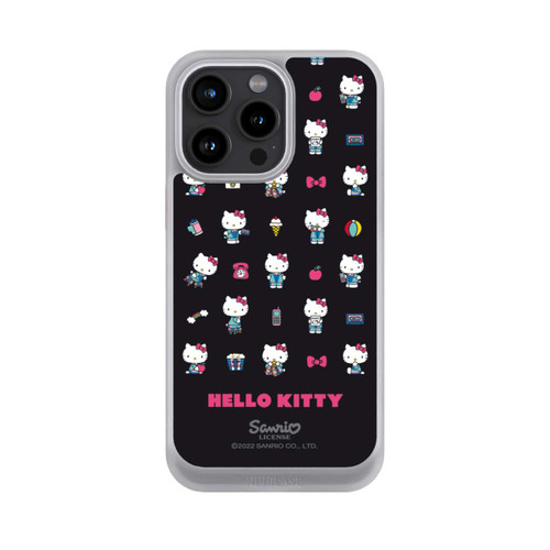Apple iPhone 15 Pro Max NIVOcore Hello Kitty 90s Schwarz