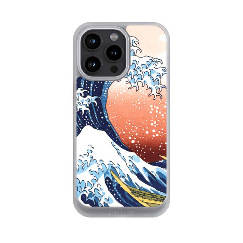 Apple iPhone 15 Pro Max NIVOcore La Grande Vague de Kanagawa Rouge