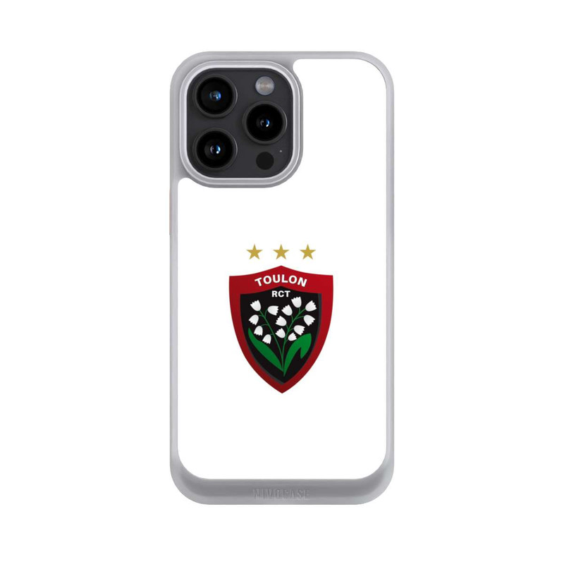 iPhone 15 Pro Max NIVOcore RC Toulonnais Logo Weiß