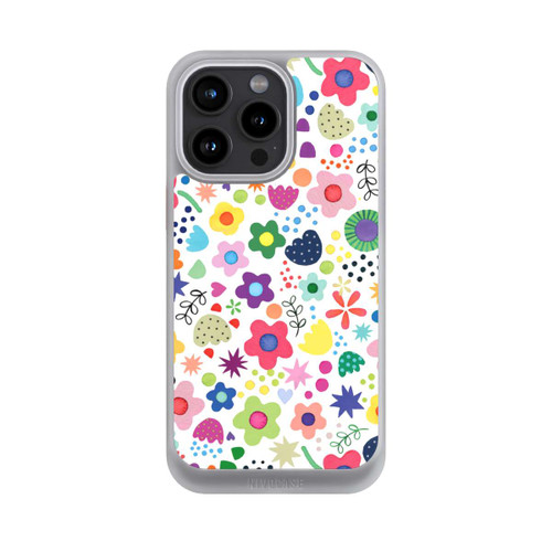 Apple iPhone 15 Pro Max NIVOcore Fleurs psychédéliques colorées