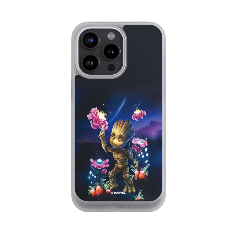 iPhone 15 Pro Max NIVOcore Baby Groot Blumen
