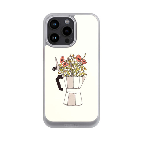 Apple iPhone 15 Pro Max NIVOcore Moka Blumen