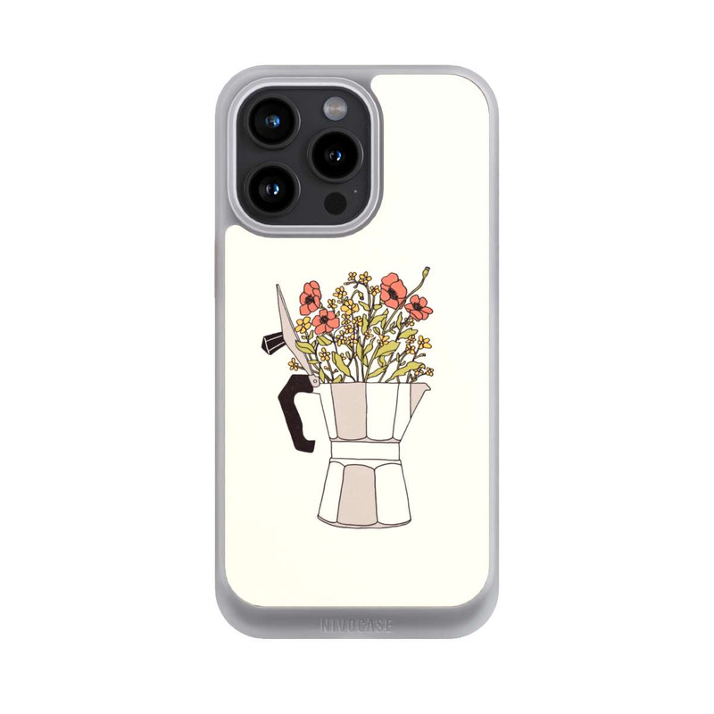 iPhone 15 Pro Max NIVOcore Moka Blumen