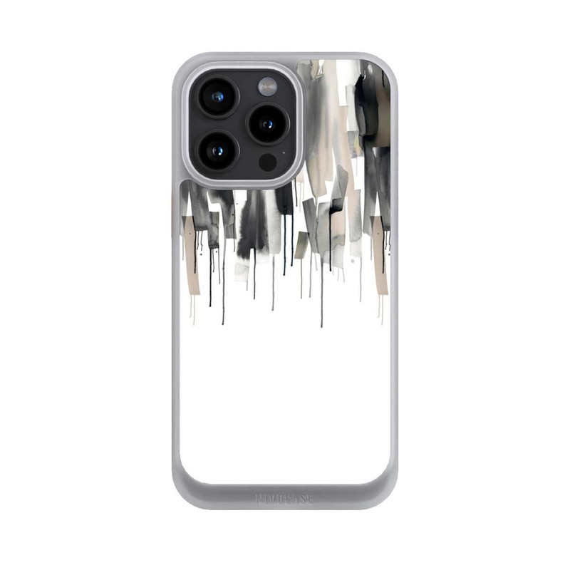 iPhone 15 Pro Max NIVOcore Watery Stripes Japandi Black