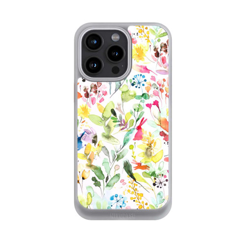Apple iPhone 15 Pro Max NIVOcore Wild Flowers Meadow Pink
