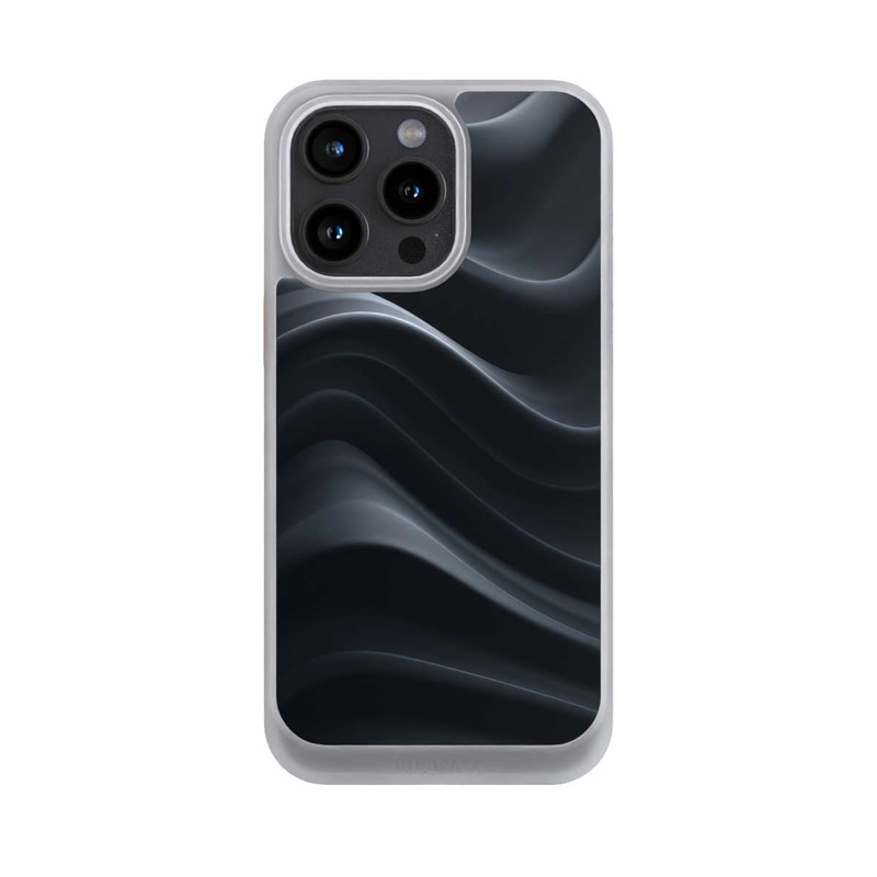 iPhone 15 Pro Max NIVOcore Black Waves Texture
