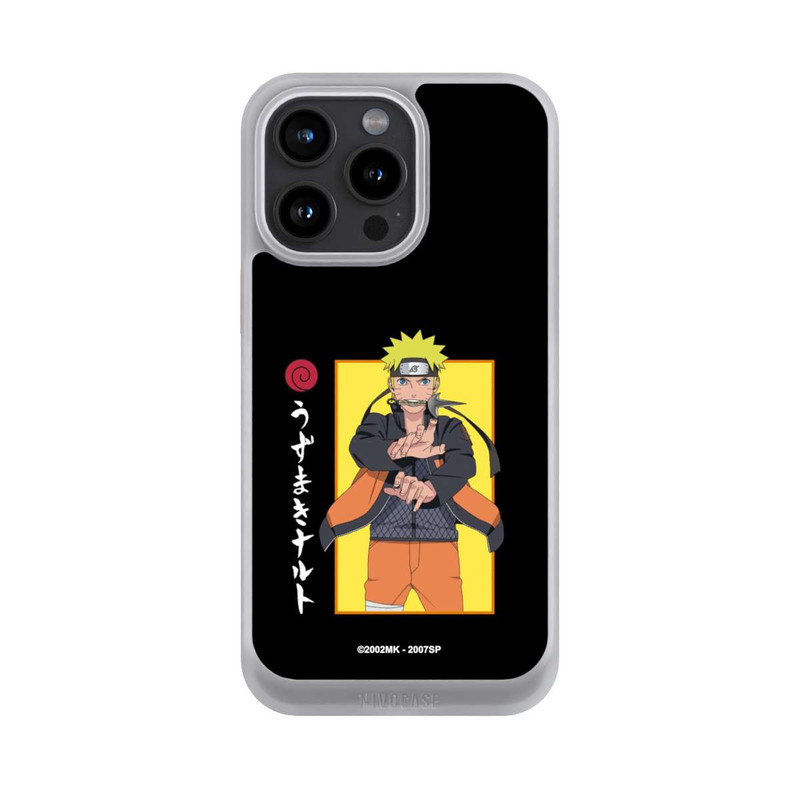 iPhone 15 Pro Max NIVOcore Naruto Kampfposition Schwarz