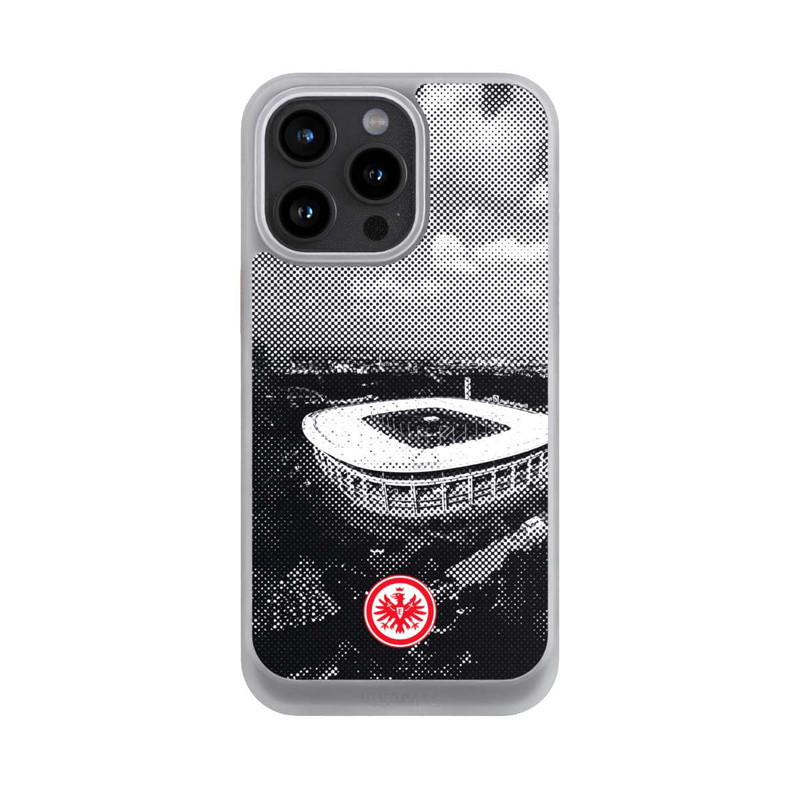iPhone 15 Pro Max NIVOcore SGE Stadion Schwarz Weiß