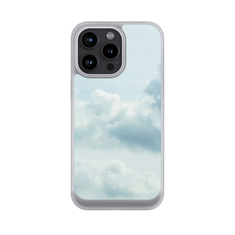 iPhone 15 Pro Max NIVOcore Pastel Blue Clouds