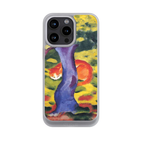 Apple iPhone 15 Pro Max NIVOcore Katze hinter Einem Baum von Franz Marc
