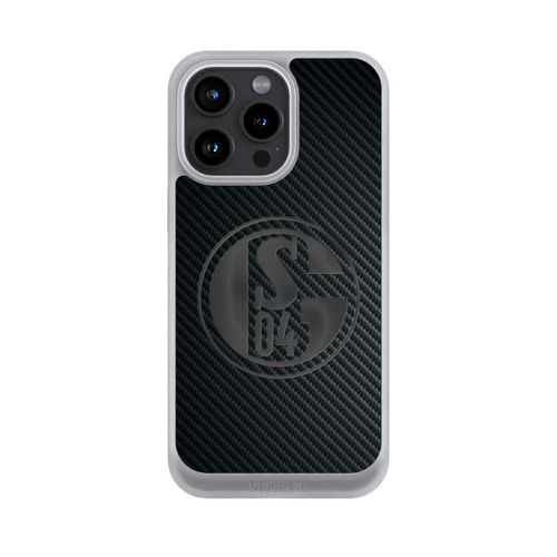 Apple iPhone 15 Pro Max NIVOcore Schalke 04 Carbon Look