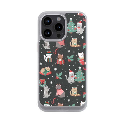 Apple iPhone 15 Pro Max NIVOcore Weihnachtliche Kätzchen