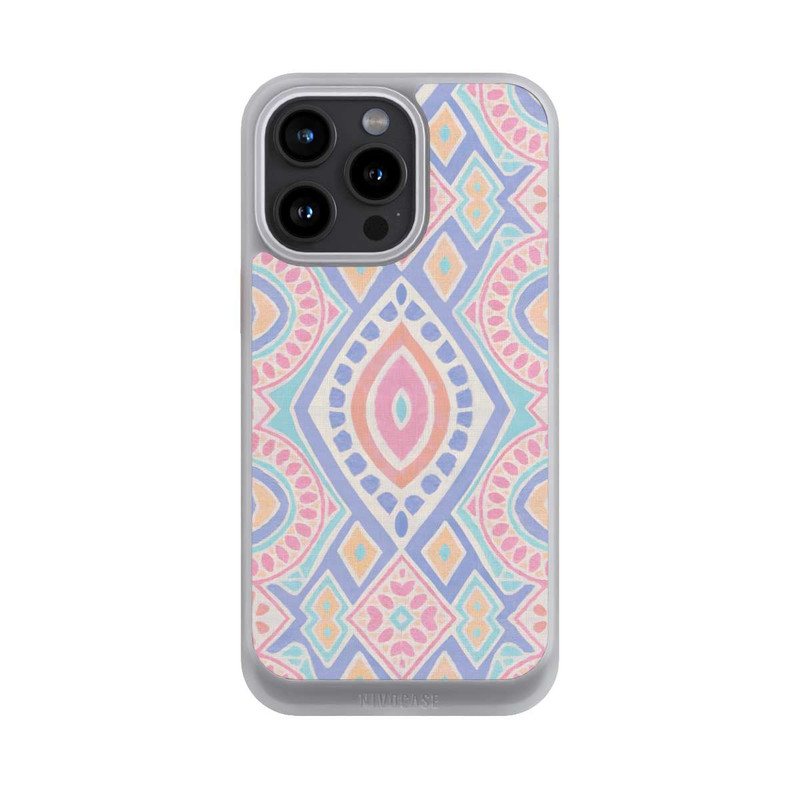 iPhone 15 Pro Max NIVOcore Boho Geometric Mosaic Intricate Tribal Design
