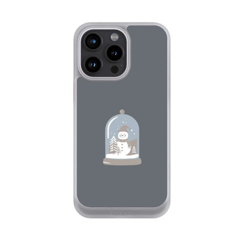 Apple iPhone 15 Pro Max NIVOcore Minimalist Snow Globe with Snowman
