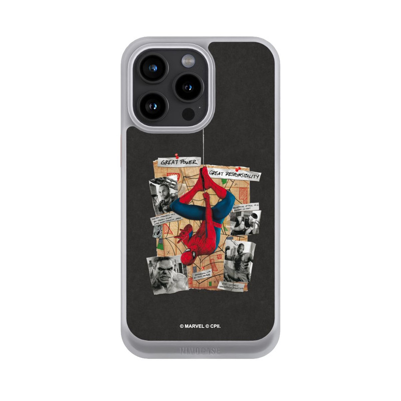 iPhone 15 Pro Max NIVOcore Spider-Man Tableau d'enquête