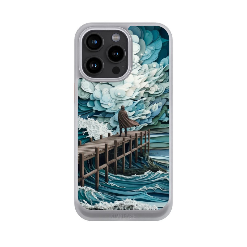 iPhone 15 Pro Max NIVOcore Stürmische See mit KI