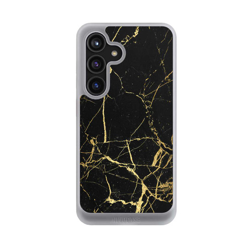 Samsung Galaxy S24 NIVOcore Schwarzgoldener Marmor-Look