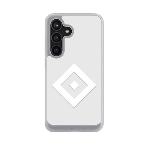 Samsung Galaxy S24 NIVOcore Rauten Logo auf HSV Grau