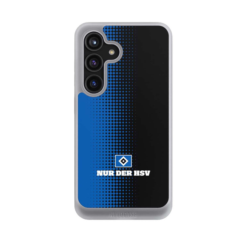 Galaxy S24 NIVOcore Nur der HSV - Rautenraster Schwarz