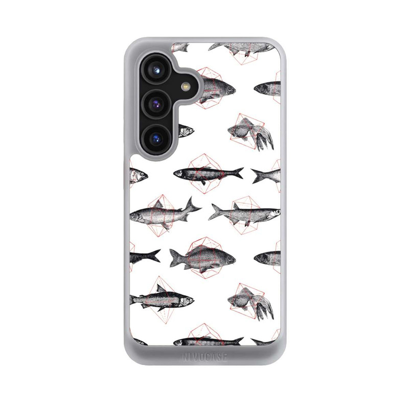 Galaxy S24 NIVOcore Fische in Geometrie