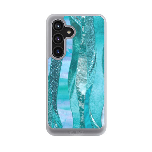 Samsung Galaxy S24 NIVOcore glamouröser Glitzerlook blau