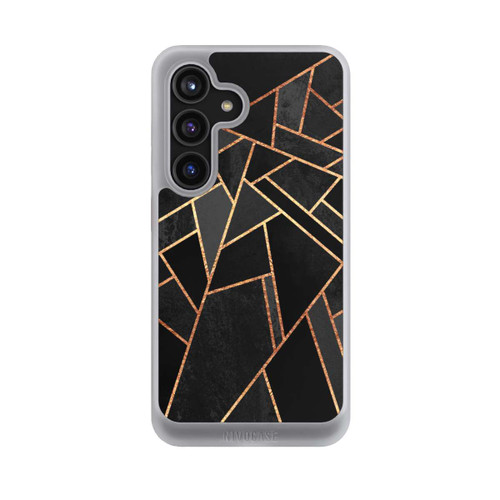 Samsung Galaxy S24 NIVOcore Schwarze Nacht Gold Druck