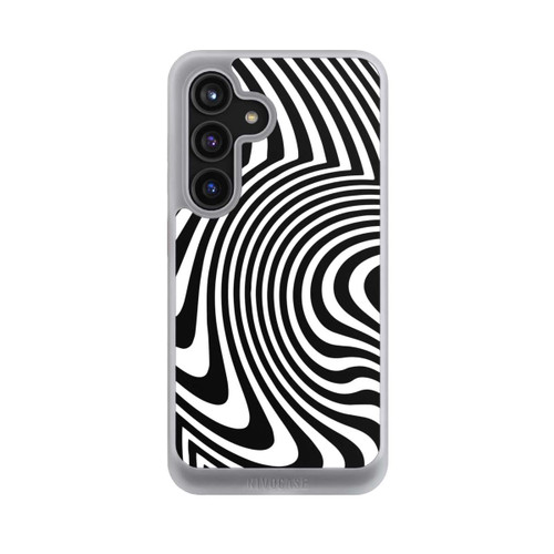 Samsung Galaxy S24 NIVOcore schwarz-weiße Wellen