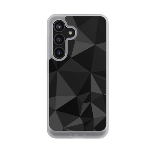 Samsung Galaxy S24 NIVOcore Polygonmuster schwarz