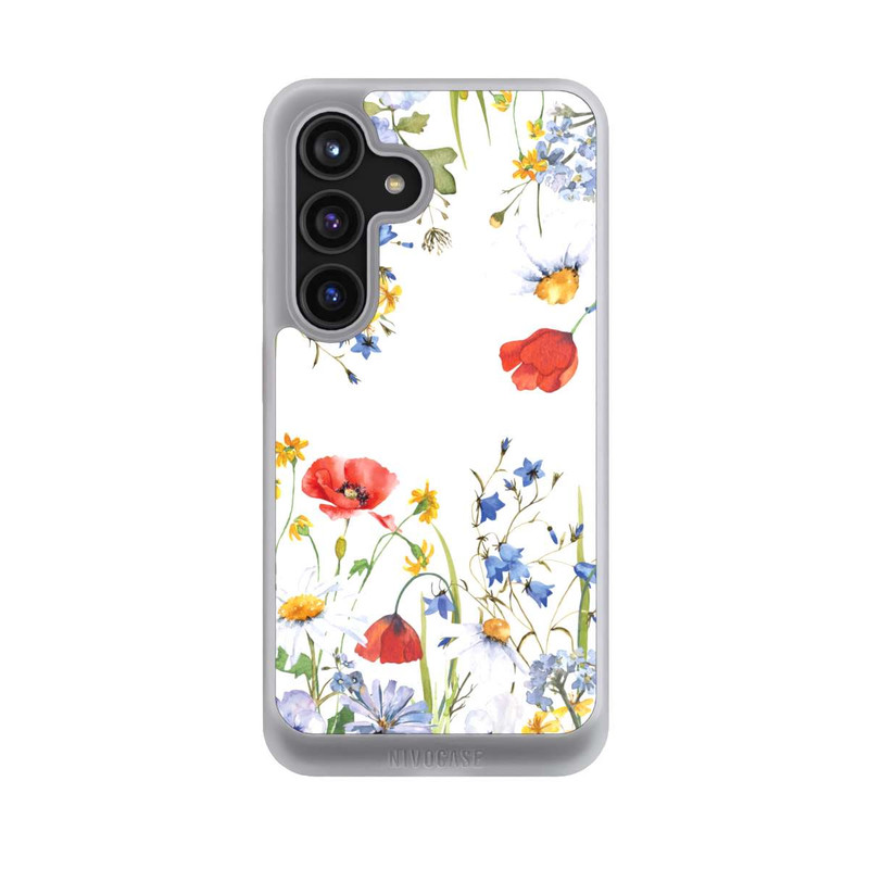 Galaxy S24 NIVOcore Blumenwiese Mohn