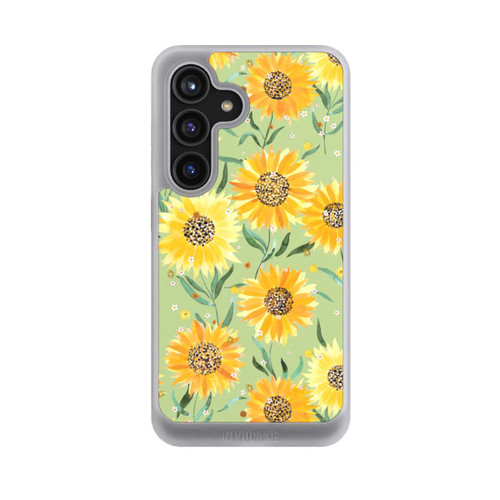 Samsung Galaxy S24 NIVOcore Sonnenblumen grün