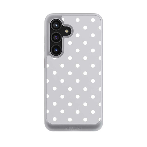 Samsung Galaxy S24 NIVOcore Polka Dots Grau