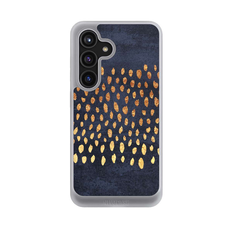 Galaxy S24 NIVOcore Muster Gold und Marine