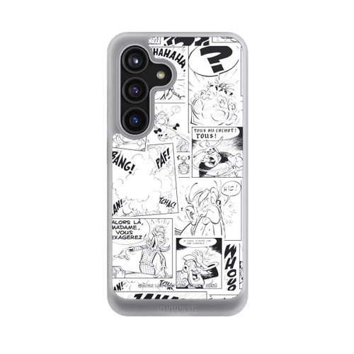 Samsung Galaxy S24 NIVOcore Asterix Comic Schwarz und Weiß