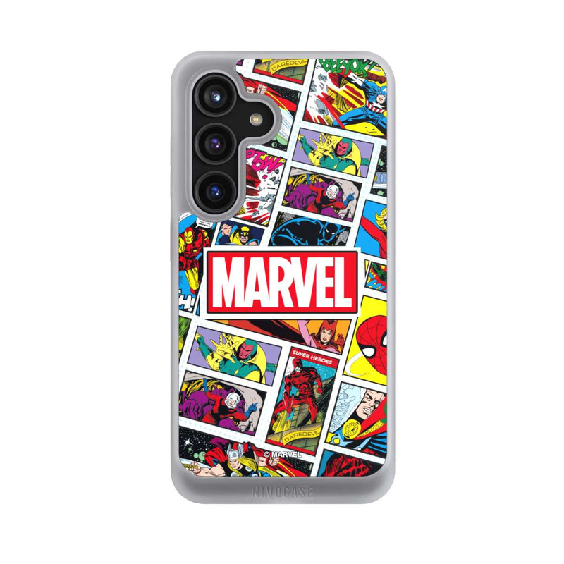 Galaxy S24 NIVOcore Marvel Comic Pattern