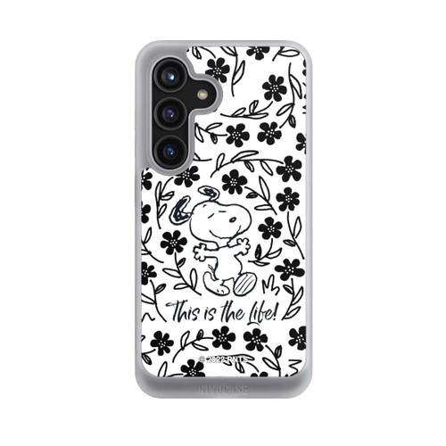 Samsung Galaxy S24 NIVOcore Snoopy schwarz und weiß This Is The Life