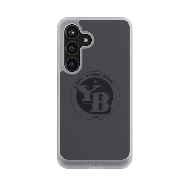 Galaxy S24 NIVOcore BSC YB Logo Grau