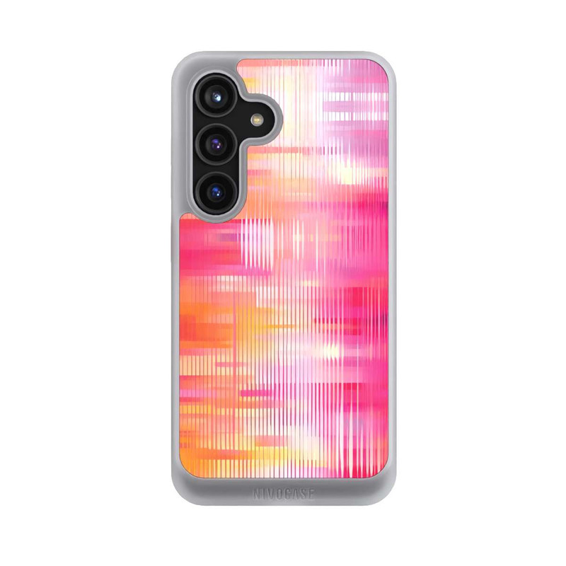 Galaxy S24 NIVOcore Glitch Pink Orange