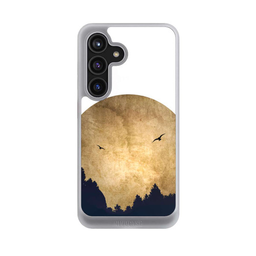 Samsung Galaxy S24 NIVOcore Zwei Vögel vor Mond