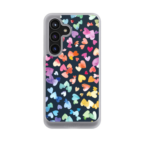 Samsung Galaxy S24 NIVOcore Valentinstag Herzen Schwarz